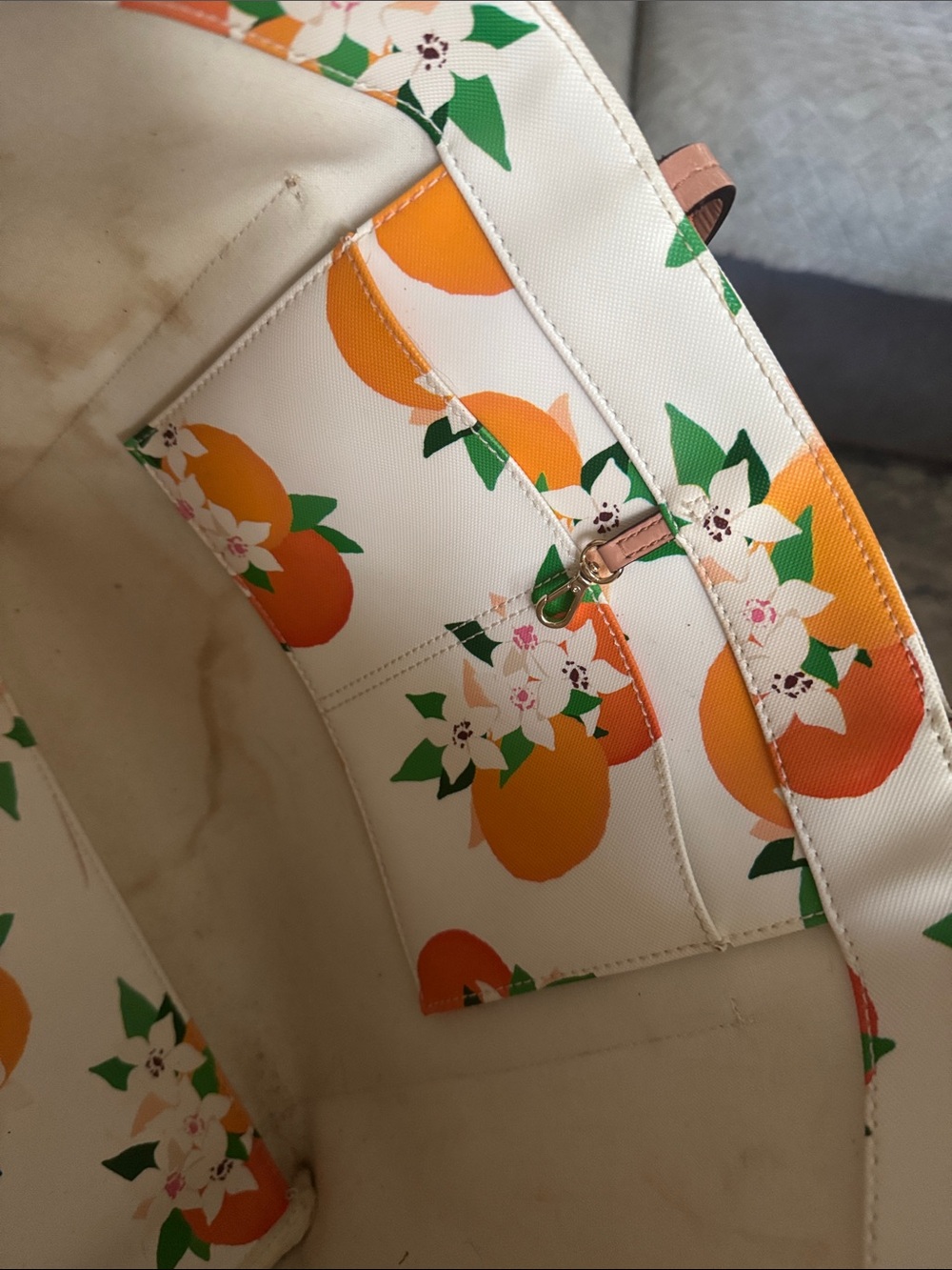 Kate Spade Harding Street Orange Tote - Picture 16 of 16